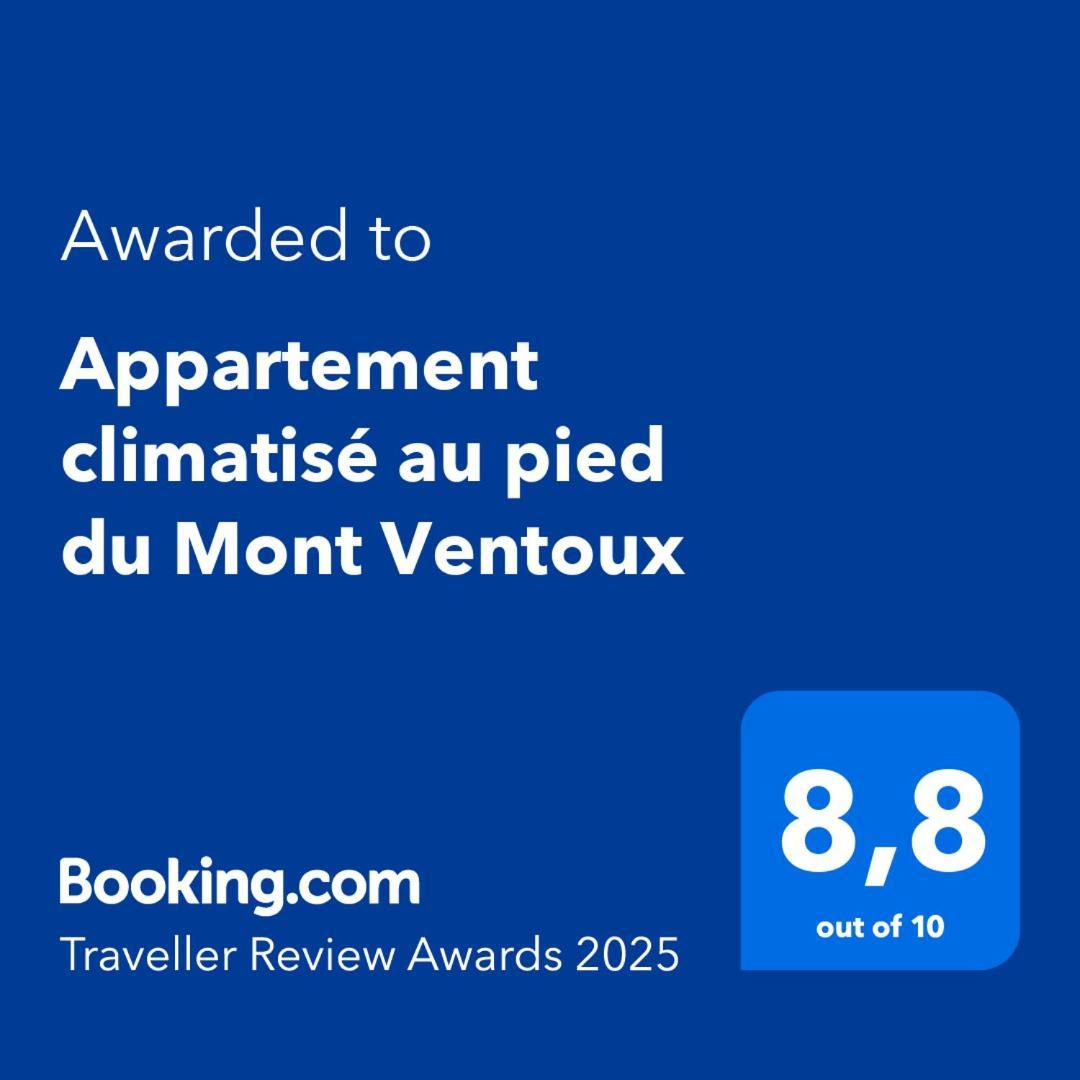 Appartement Climatise Au Pied Du Mont Ventoux Malemort-du-Comtat 외부 사진
